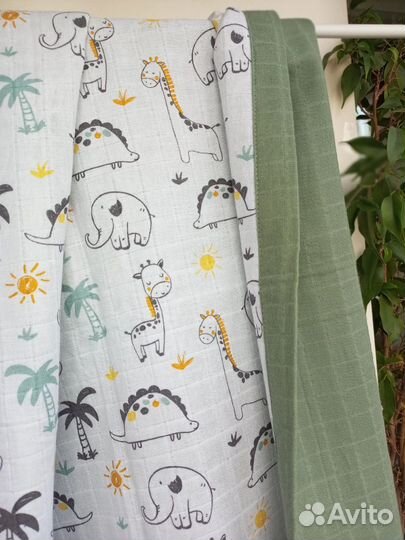 Муслиновый плед детский новый