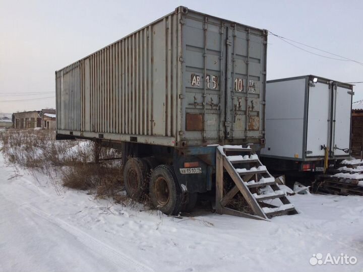 Полуприцеп бортовой ОДАЗ 9370, 1987