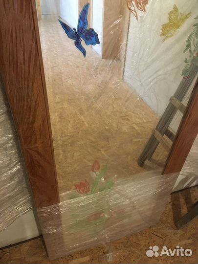 Винтажное старинное зеркало (трюмо, трельяж)