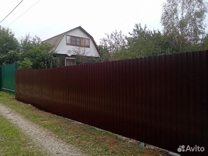 Откатные ворота под ключ с доставкой и установкой