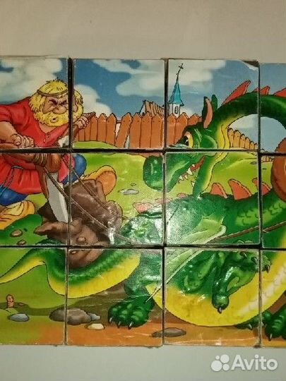 Кубики развивающие, счетные палочки