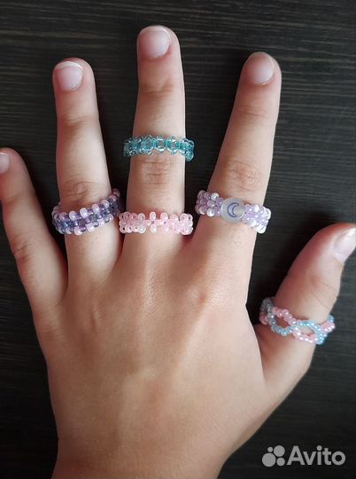 Кольца из бисера