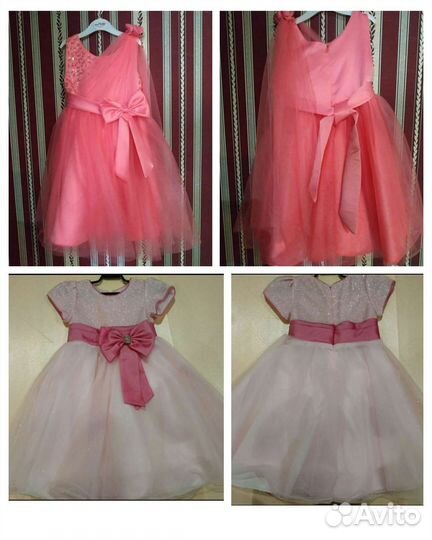 Нарядное платье для девочки 5-6 лет