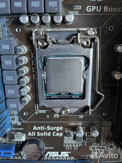Материнская плата с процессором на 1155