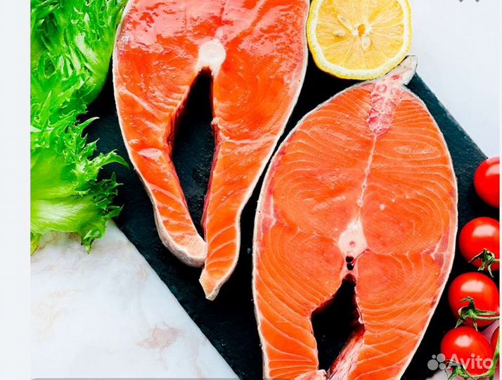 Лосось стейк рыба
