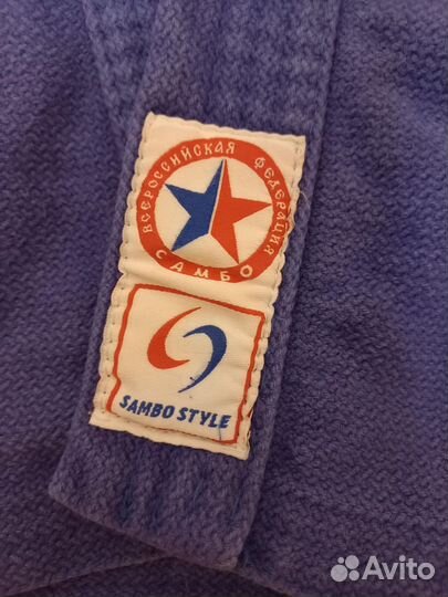 Экипировка для самбо: самбовка, шорты. Рост 146