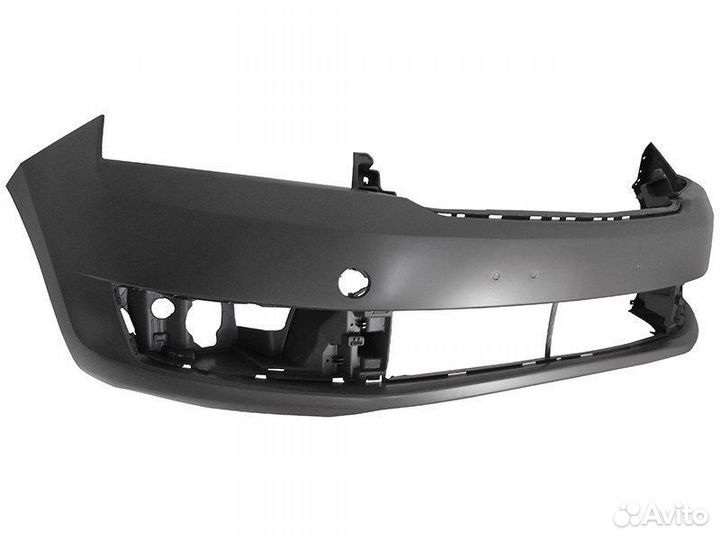 Бампер передний белый Skoda Rapid 2012-2020