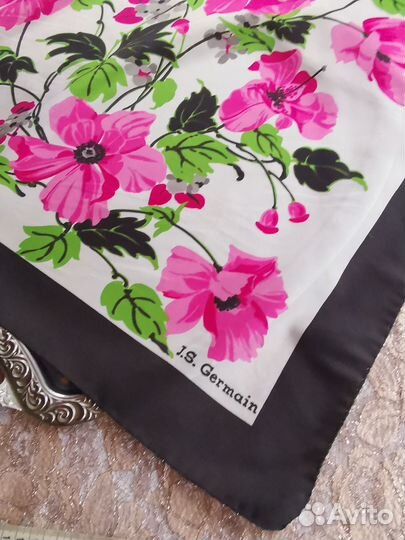 JS Germain винтажный платок италия