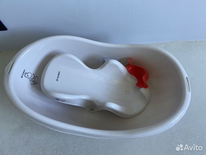 Детская ванночка для купания Olson с горкой