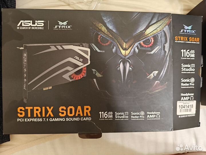 Звуковая карта Asus strix soar