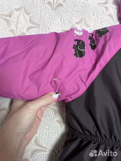 Зимний комбинезон на девочку 86 lenne