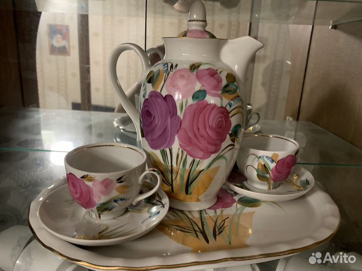 Чайный сервиз на две персоны СССР раритет