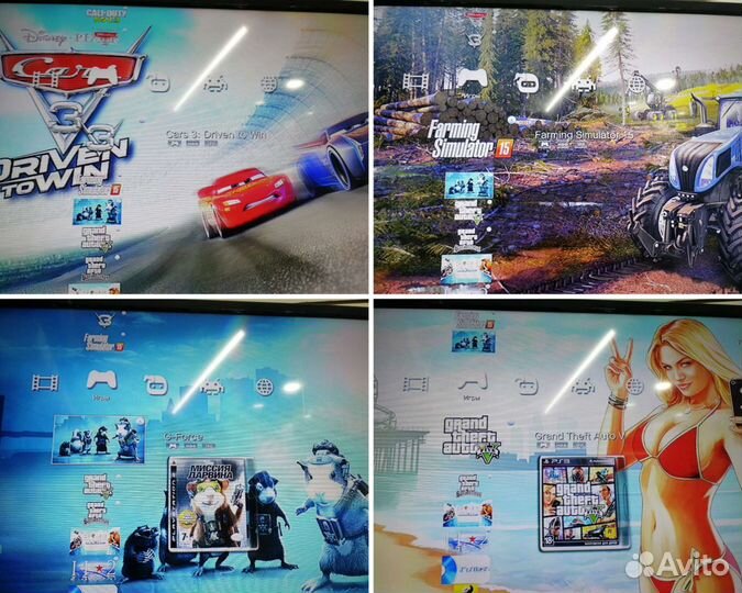 Ps3 320gb 37игр 2 новых геймпада