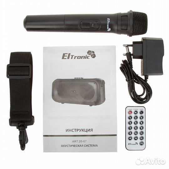 Колонка eltronic 20-67 fire BOX 250 с микрофоном