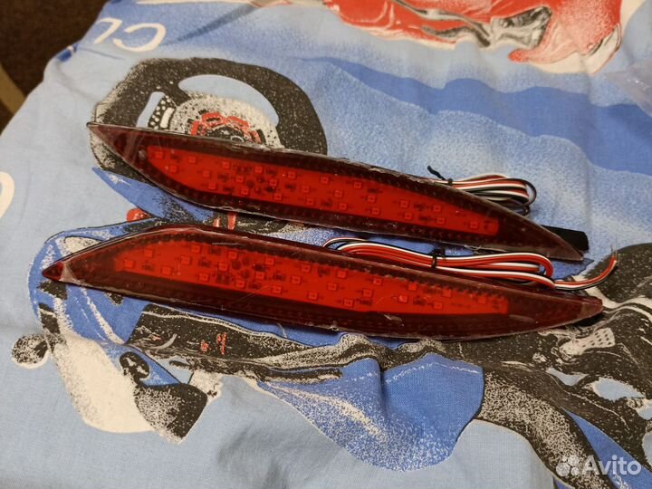 Светодиодные световые огни на задний бампер