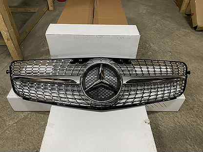 Решетка радиатора Mercedes W204 Diamond