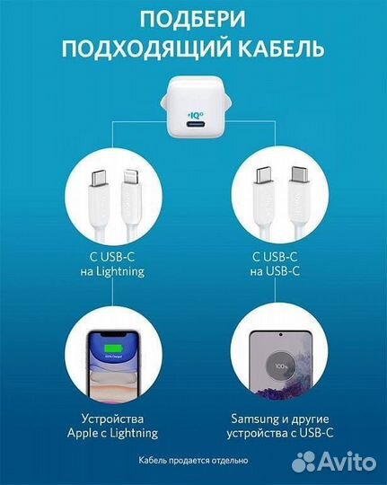 Сетевое зарядной устройство Anker Power Port Nano