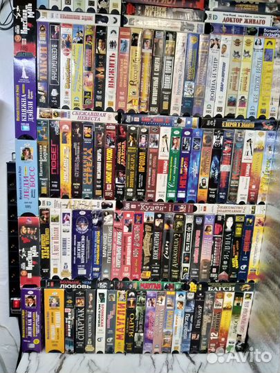 Видеокассеты VHS с записью фильмы мультфильмы