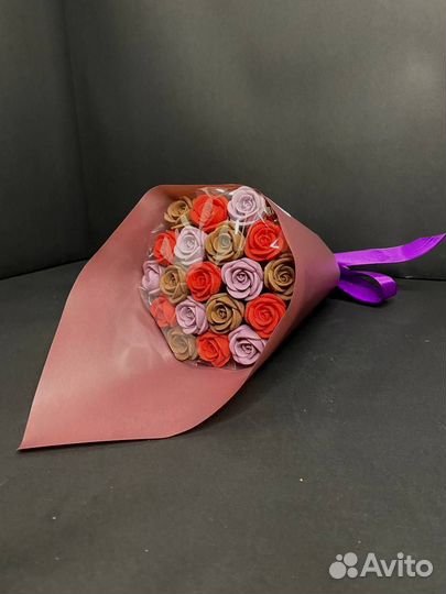 Букет - 19 Шоколадных Роз