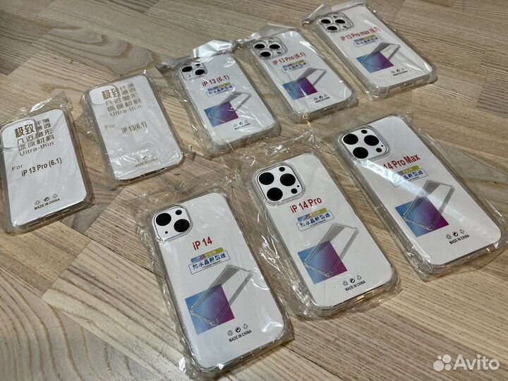 Чехол прозрачный iPhone 11, 13, 14, 15, 15 pro max
