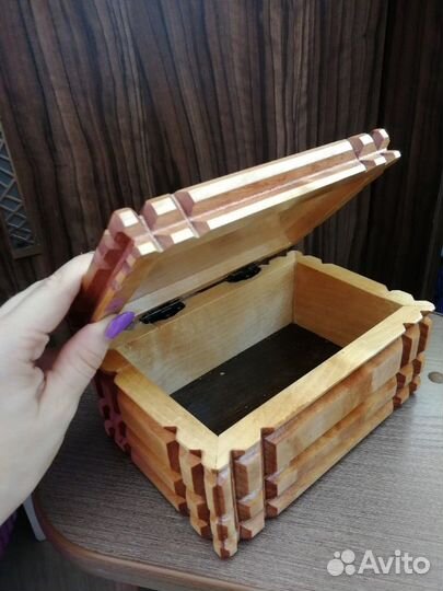 Шкатулка ручная работа (дерево)