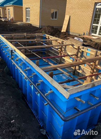 Полипропиленовая чаша бассейн 6м*3м*1,5м