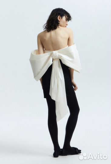 Платье с бантом Lime, M