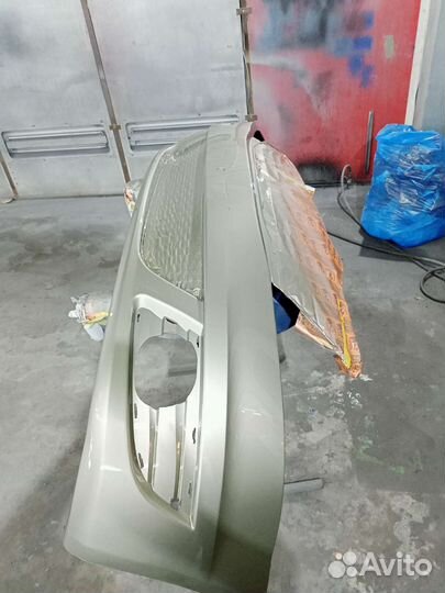 Передний бампер в сборе Логан 10-14 базальт