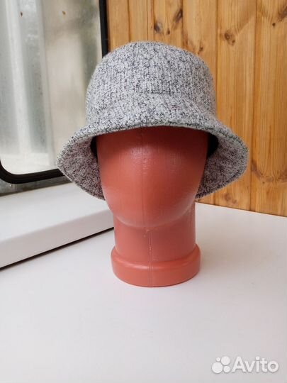 Шляпа унисекс панама серая KIN