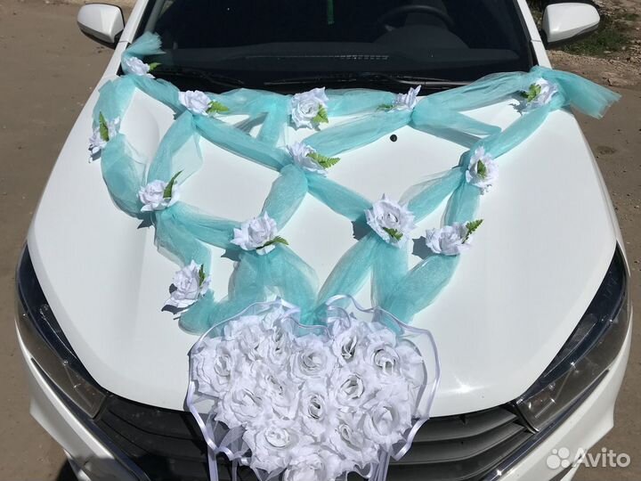 Свадебные украшения на автомобили