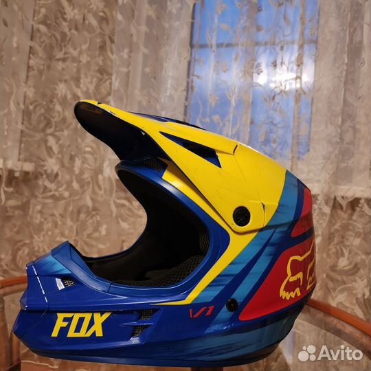 Шлем Fox v1 кроссовый