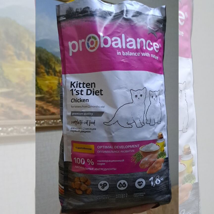 Корм для кошек probalance для котят