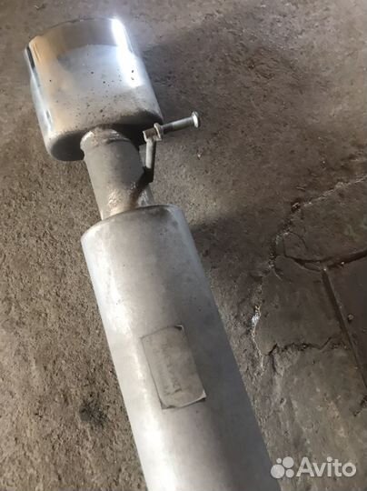 Раздвоенный выхлоп для toyota camry