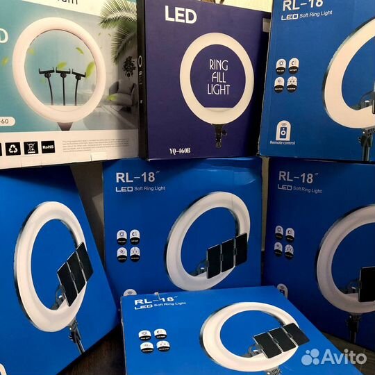 Кольцевая лампа новая 43 45см RL-18 проф свет