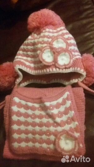 Комплект.шапка, шарф