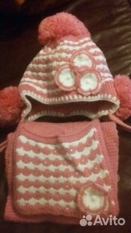 Комплект.шапка, шарф