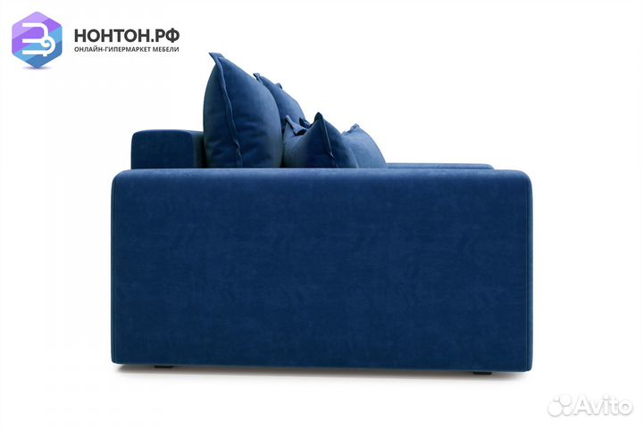 Кресло тик-так Омега темно-синее