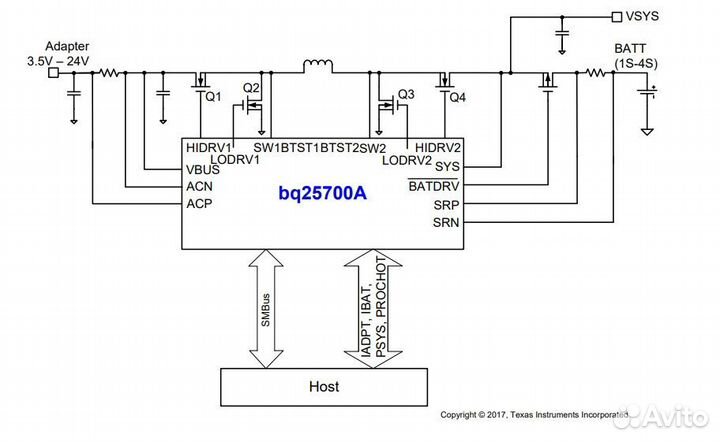 Микросхема BQ25700arsn