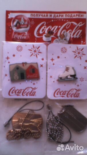 Coca-Cola (Кока-кола) Значки нагрудные / Брелок