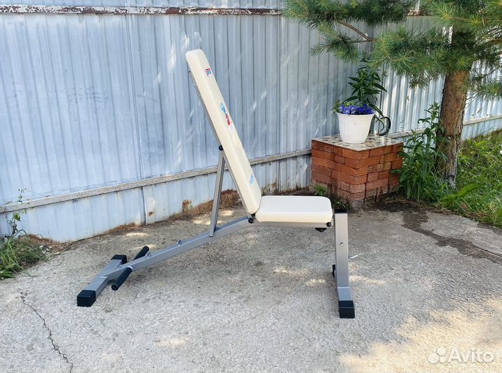 Скамья силовая для жима и пресса профи profi