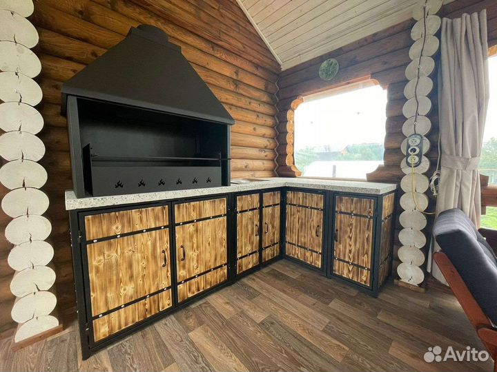 Барбекю печь кухня Loft - производство