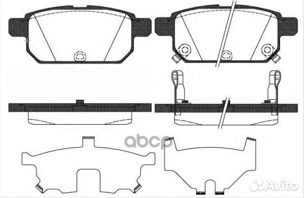 1471 02 колодки дисковые з Suzuki Swift IV 1.2