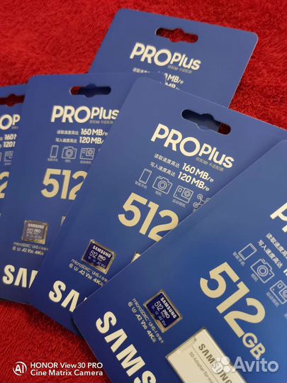 Карты памяти Micro SD. Samsung PRO + 512 gb сд