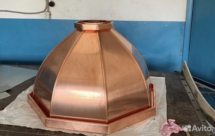 Вытяжные зонты из разных видов металла