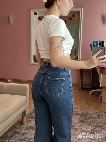 Джинсы синие