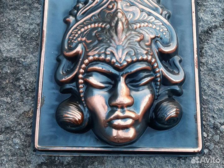 Маска панно богиня индийская Гита