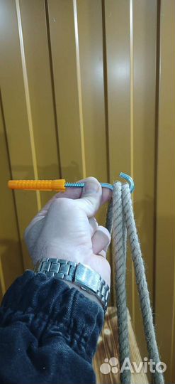 Полка навесная с канатом и крючком