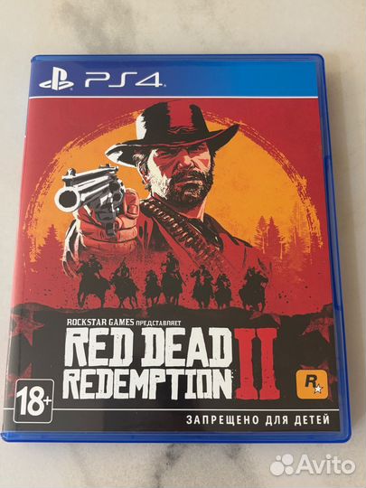 Red Dead Redemption 2 ps4 диск