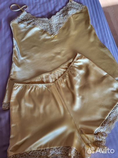 Пижама женская шелковая