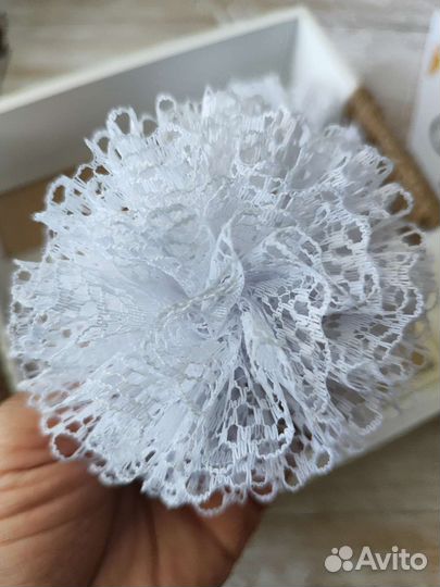 Бантики из кружева в школу садик